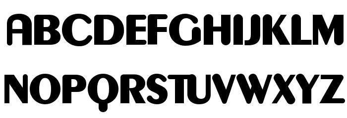 Gilgongo Kaps Font LOWERCASE