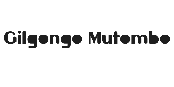 Gilgongo Mutombo Logo