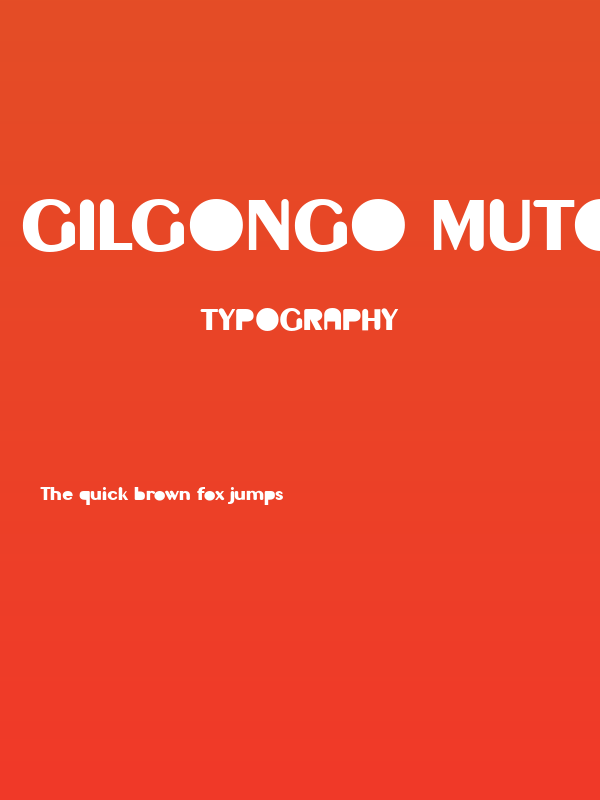 Gilgongo Mutombo Poster