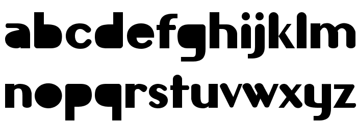 Gilgongo Mutombo Font LOWERCASE
