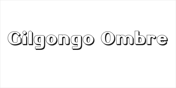 Gilgongo Ombre Logo