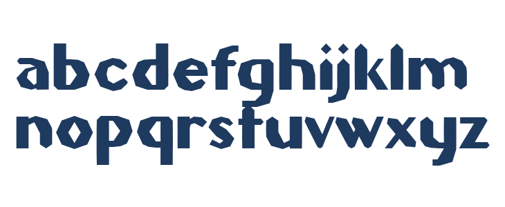 Gilgongo Sledge Lowercase