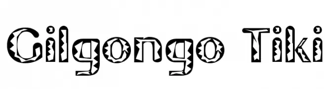 Gilgongo Tiki  baixar fontes gratis