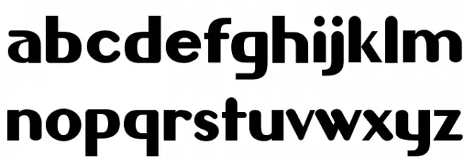 Gilgongo फ़ॉन्ट लोअरकेस