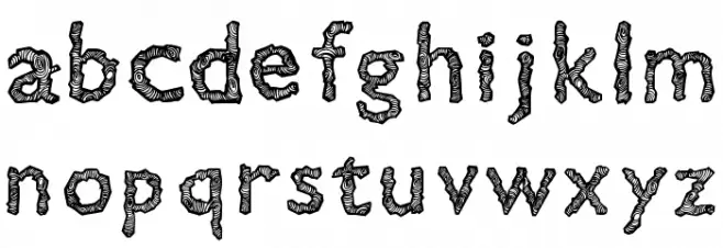 Gill Tree Schriftart Groß