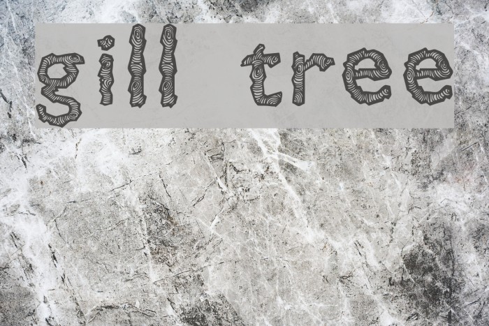 Gill Tree Font examples