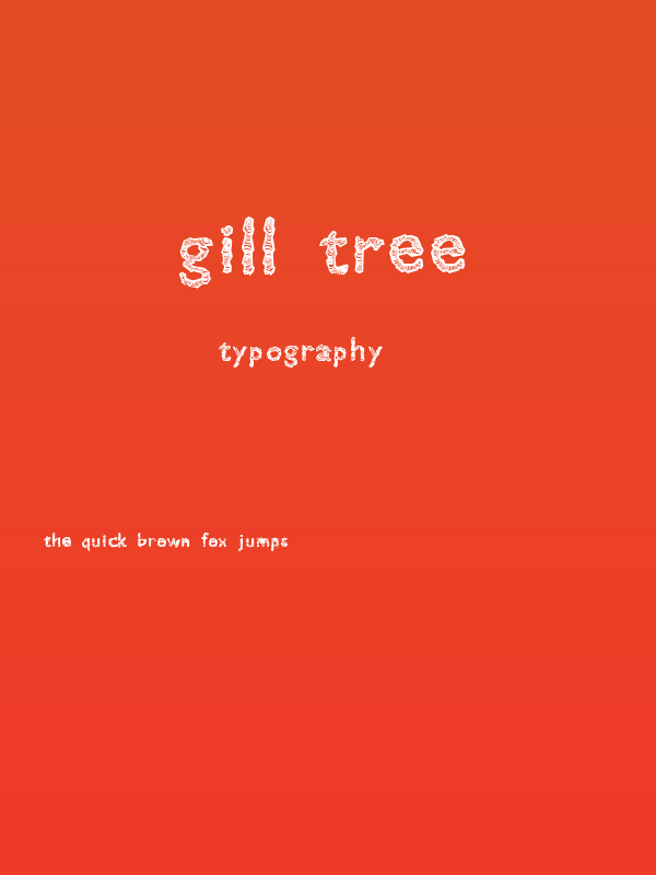 Gill Tree Poster