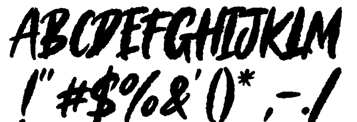 Gillattoz Font OTHER CHARS