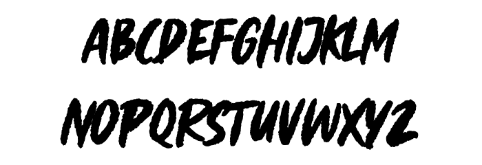 Gillattoz Font LOWERCASE