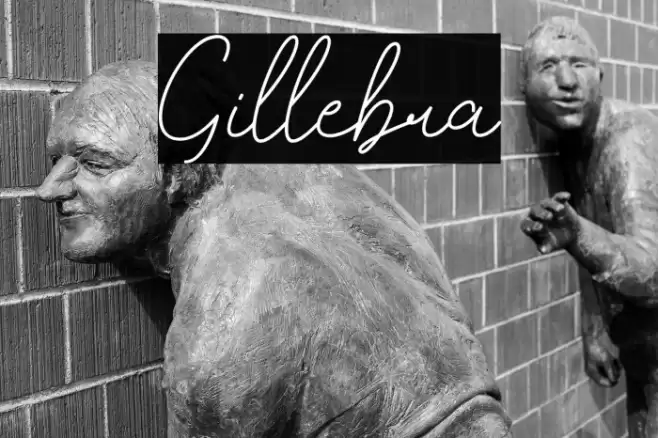 Gillebra Font examples