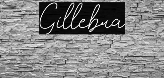 Gillebra Font examples