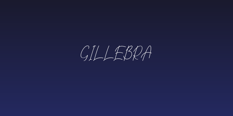 Gillebra Social Header