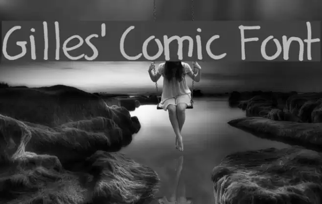 Gilles' Comic Font Font examples