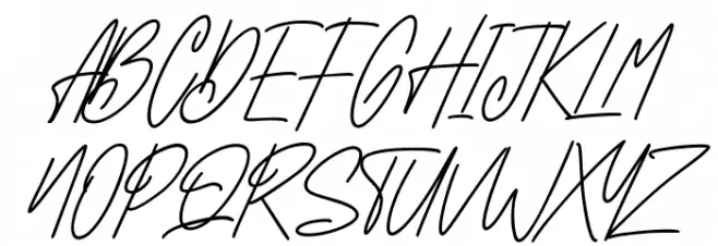 Gillfloys Free Regular Font OTHER CHARS