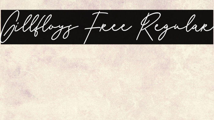 Gillfloys Free Regular Example 1