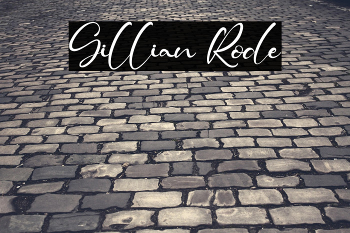 Gillian Rode Example 1