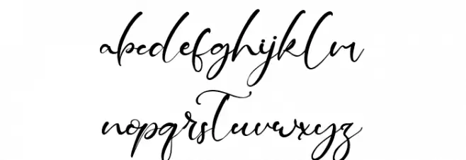 Gillian Rode 字体 小写