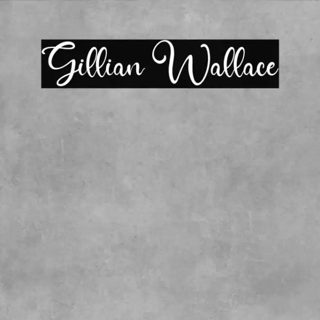 Gillian Wallace Font examples