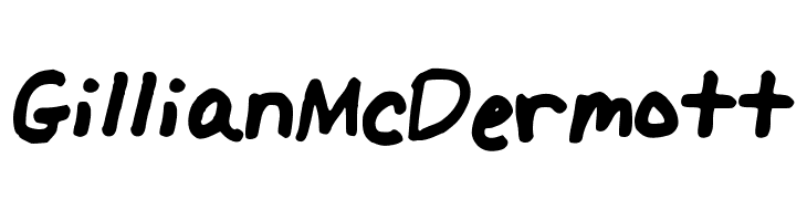GillianMcDermott Font