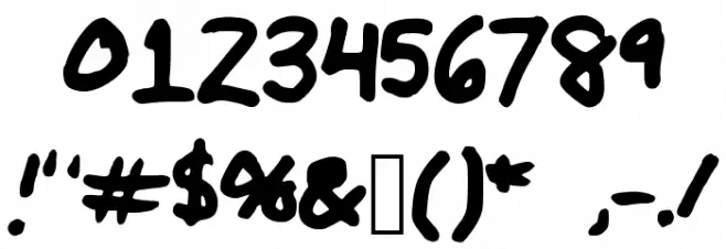 GillianMcDermott Font OTHER CHARS