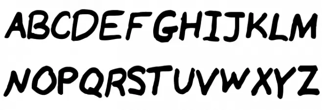 GillianMcDermott フォント 大文字