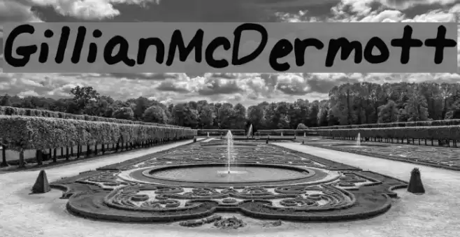 GillianMcDermott Font examples