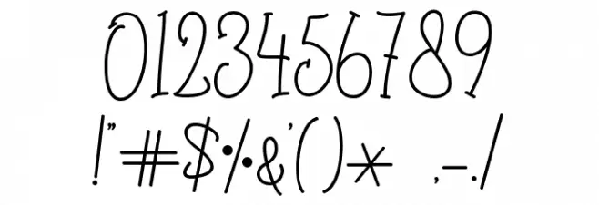 Gilliana Diary - Personal Use フォント その他の文字
