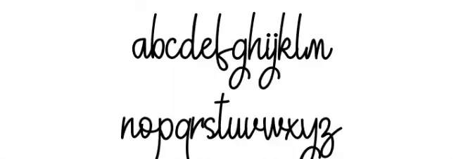 Gilliana Diary - Personal Use フォント 小文字