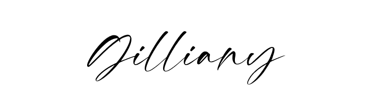 Gilliany  font caratteri gratis