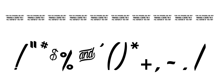 Gillie&Hilda Font OTHER CHARS