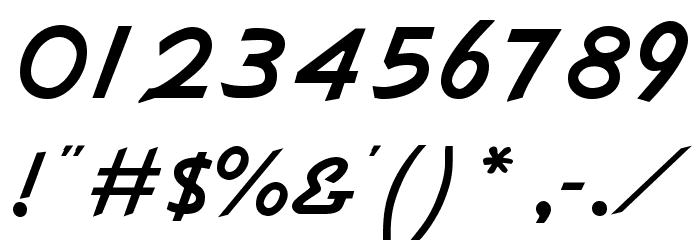 Gillies Normal フォント その他の文字