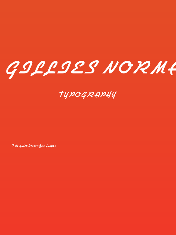 Gillies Normal Poster