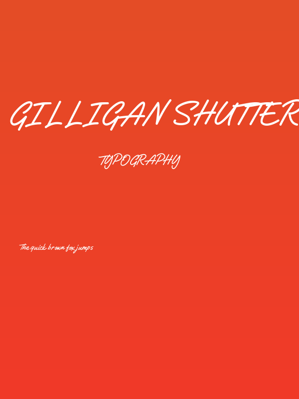 Gilligan Shutter Poster