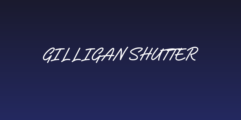 Gilligan Shutter Social Header