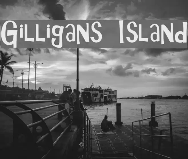 Gilligans Island Font examples
