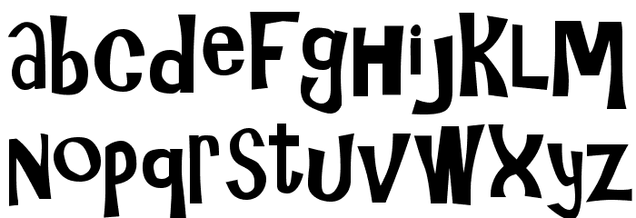 Gilligans Island Font LOWERCASE