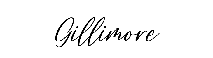 Gillimore  font caratteri gratis