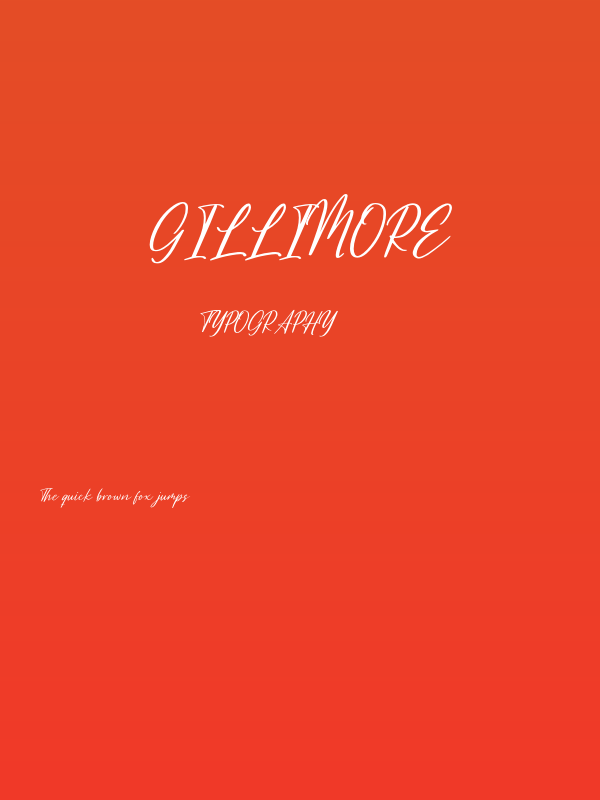 Gillimore Poster