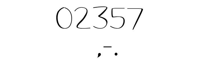 Gillithig Font OTHER CHARS