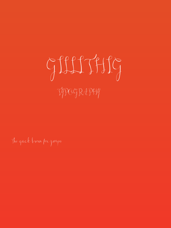 Gillithig Poster