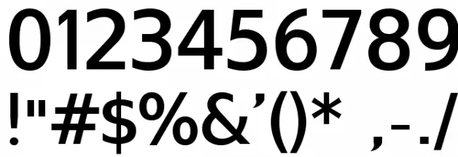 GilliusADF-Bold Font OTHER CHARS