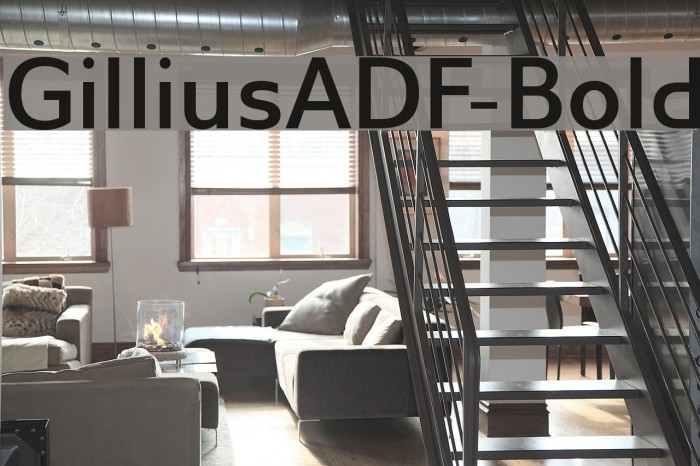 GilliusADF-Bold Font examples