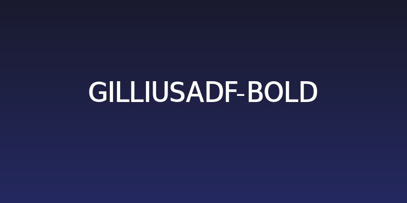 GilliusADF-Bold Social Header