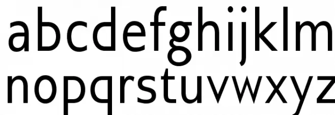 GilliusADF-Cond Font LOWERCASE