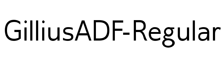 GilliusADF-Regular Font