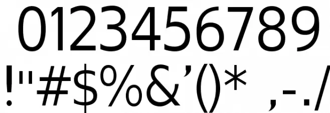 GilliusADF-Regular Font OTHER CHARS