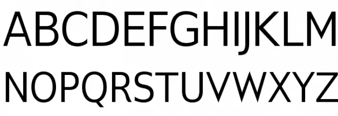 GilliusADF-Regular Schriftart Groß