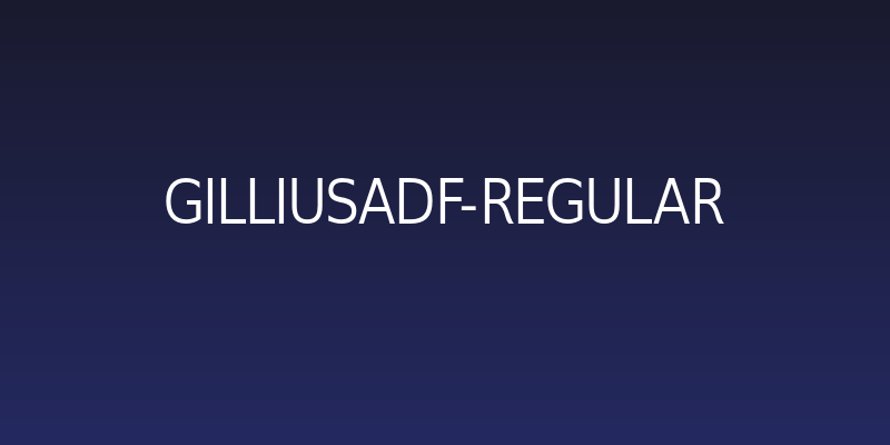 GilliusADF-Regular Social Header
