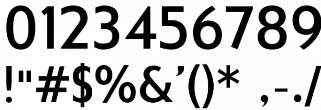 GilliusADFNo2-Bold Font OTHER CHARS