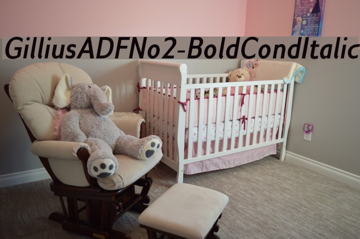 GilliusADFNo2-BoldCondItalic Font examples
